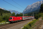 Lokomotiva: 1116.104-9 | Vlak: OEC 111 ( Mnchen Hbf. - Klagenfurt Hbf. ) | Msto a datum: Bischofshofen 16.08.2009