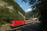 Lokomotiva: 1116.108-0 | Vlak: OEC 113 ( Frankfurt (M) Hbf. - Klagenfurt Hbf. ) | Msto a datum: Golling-Abtenau 16.08.2009
