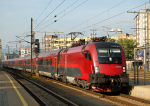Lokomotiva: 1116.204 | Vlak: RJ 66 ( Budapest Kel.pu. - Franfurt (M) Hbf. ) | Msto a datum: Linz Hbf. 14.05.2011