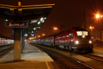 Lokomotiva: 1116.207 | Vlak: RJ 66 ( Budapest Kel.pu. - Mnchen Hbf. ) | Msto a datum: Salzburg Hbf. 23.01.2010