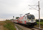 Lokomotiva: 1116.246-8 | Vlak: EC 100 Joe Plenik ( Salzburg Hbf. - Praha hl.n. ) | Msto a datum: Holkov (CZ) 12.08.2009