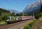 Lokomotiva: 1116.264-1 | Vlak: OIC 542 Skicirkus Saalbach Hinterglemm Leogang ( Wien Westbf. - Innsbruck Hbf. ) | Msto a datum: Bischofshofen 16.08.2009