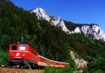 Lokomotiva: 1141.020-6 | Vlak: R 3415 ( Stainach-Irdning - Attnang-Puchheim ) | Msto a datum: Lessern 29.05.1993