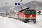 Lokomotiva: 1144.256-3 | Vlak: D 1280 Grossglockner ( Zell am See - Mnchen Hbf. ) | Msto a datum: Hochfilzen 21.01.2006