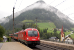 Lokomotiva: 1216.005 | Vlak: REX 1870 ( Lienz - Innsbruck Hbf. ) | Msto a datum: St.Jodok 14.08.2009