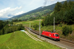 Lokomotiva: 1216.141 | Vlak: RoLa 53445 ( Wrgl-Terminal - Brennersee ) | Msto a datum: Matrei 14.08.2009