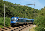 Lokomotiva: 1216.234 | Vlak: railjet 73 Bedich Smetana ( Praha hl.n. - Graz Hbf. ) | Msto a datum: Blovice nad Svitavou (CZ) 16.07.2015