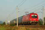 Lokomotiva: 1216.235 | Vlak: EN 467 Wiener Walzer ( Zrich HB - Budapest Kel.pu. ) | Msto a datum: Gross Sierning 06.08.2008