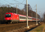 Lokomotiva: 1216.236 | Vlak: EC 172 Vindobona ( Wien Sdbf. - Hamburg-Altona ) | Msto a datum: Koln (CZ) 29.12.2008