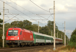 Lokomotiva: 1216.240 | Vlak: EC 74 Zdenk Fibich ( Wien Sdbf. - Praha Holeovice ) | Msto a datum: Koln (CZ) 12.09.2009