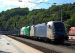 Lokomotiva: ES 64 U2-020 ( WLC )+ 1216.954 ( WLC ) | Msto a datum: Payerbach-Reichenau 16.07.2013