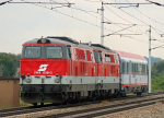 Lokomotiva: 2143.058-2 + 2143.046-7 | Vlak: Lp 34141 ( St.Plten Alpenbahnhof - Wien Westbf. ) | Msto a datum: Bheimkirchen 19.09.2008