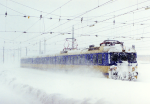 Lokomotiva: 4030.302-6 | Vlak: R 5007 ( Wrgl Hbf. - Salzburg Hbf. ) | Msto a datum: Hochfilzen 06.02.1999