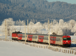 Lokomotiva: 80-73 069-1 | Vlak: R 1502 ( Wrgl Hbf. - Salzburg Hbf. ) | Msto a datum: Hochfilzen 23.01.2010