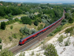 Lokomotiva: 80-90 721 | Vlak: railjet 66 ( Budapest Kel.pu. - Mnchen Hbf. ) | Msto a datum: Szr (HU) 17.07.2013