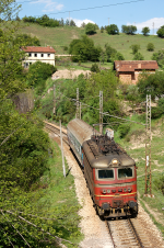 Lokomotiva: 43.532-1 | Vlak: PV 30213 ( Zlatica - Karlovo ) | Msto a datum: Klisura 08.05.2007