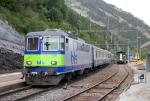 Lokomotiva: Re 4/4 11142 ( Re 420.506-8 BLS ) | Vlak: R 5782 ( Brig - Goppenstein ) | Msto a datum: Hohtenn 20.06.2006