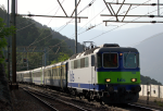 Lokomotiva: Re 4/4 11142 ( Re 420.506-8 BLS ) | Vlak: R 5758 ( Brig - Goppenstein ) | Msto a datum: Hohtenn 21.06.2006