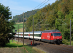 Lokomotiva: Re 460.006-0 | Vlak: IR 2469 ( Basel SBB - Luzern ) | Msto a datum: Tecknau 28.09.2009