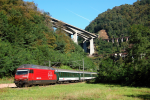 Lokomotiva: Re 460.012-8 | Vlak: EC 109 Ticino ( Basel SBB - Milano Centrale ) | Msto a datum: Giornico 09.09.2007
