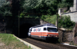 Lokomotiva: Re 460.015-1 | Vlak: D 1571 ( Schaffhausen - Locarno ) | Msto a datum: Giornico 07.07.1997