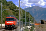 Lokomotiva: Re 460.019-3 | Vlak: IC 334 ( Milano Centrale - Bern ) | Msto a datum: Lalden 23.09.1995