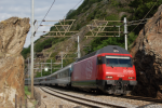 Lokomotiva: Re 460.026-8 | Vlak: IC 855 ( Basel SBB - Brig ) | Msto a datum: Lalden 22.06.2006
