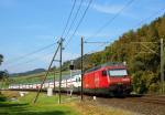 Lokomotiva: Re 460.027-6 | Vlak: IC 1074 ( Interlaken Ost - Basel SBB ) | Msto a datum: Tecknau 28.09.2009