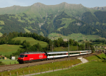 Lokomotiva: Re 460.047-4 | Vlak: IC 817 ( Brig - Romanshorn ) | Msto a datum: Frutigen 20.06.2006