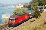 Lokomotiva: Re 460.056-5 | Vlak: IR 1723 | Msto a datum: Chillon 02.10.2009