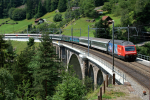 Lokomotiva: Re 460.078-9 | Vlak: IR 2267 ( Zrich HB - Locarno ) | Msto a datum: Wassen 23.06.2006