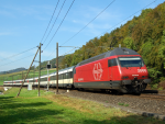 Lokomotiva: Re 460.083-9 | Vlak: IC 574 ( Chur - Basel SBB ) | Msto a datum: Tecknau 28.09.2009