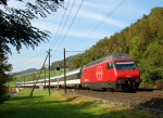 Lokomotiva: Re 460.095-3 | Vlak: IR 2470 ( Luzern - Basel SBB ) | Msto a datum: Tecknau 28.09.2009