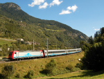 Lokomotiva: Re 484.013 | Vlak: Sdz 33580 ( Bellinzona - Rotkreuz ) | Msto a datum: Ambri-Piota 09.09.2007