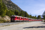 Lokomotiva: ABe 4/4 52 + ABe 4/4 55 | Vlak: PE 972 Bernina-Express ( Tirano - St.Moritz ) | Msto a datum: Bernina Suot 25.09.2021