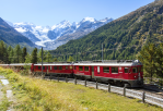 Lokomotiva: ABe 4/4 54 + ABe 4/4 56 | Vlak: R 4629 ( St.Moritz - Tirano ) | Msto a datum: Morteratsch 25.09.2021