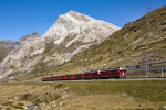 Lokomotiva: ABe 4/4 54 + ABe 4/4 56 | Vlak: R 4629 ( St.Moritz - Tirano ) | Msto a datum: Ospizio Bernina 25.09.2021