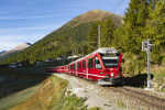 Lokomotiva: ABe 8/12 3505 | Vlak: RE 1326 ( St.Moritz - Landquart ) | Msto a datum: La Punt Chamues-ch 25.09.2021