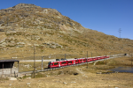 Lokomotiva: ABe 8/12 3506 | Vlak: R 4648 ( Tirano - St.Moritz ) | Msto a datum: Ospizio Bernina 25.09.2021