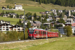 Lokomotiva: ABe 8/12 3507 | Vlak: RE 1327 ( Landquart - St.Moritz ) | Msto a datum: Samedan 25.09.2021