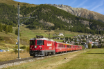 Lokomotiva: Ge 4/4 623 | Vlak: RE 1323 ( Landquart - St.Moritz ) | Msto a datum: Samedan 25.09.2021