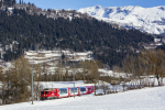 Lokomotiva: Ge 4/4 630 | Vlak: GE 923 Glacier-Express ( St.Moritz - Zermatt ) | Msto a datum: Ilanz 08.02.2022