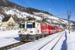 Lokomotiva: Ge 4/4 633 | Vlak: RE 1741 ( Landquart - Disentis/Mustr ) | Msto a datum: Trun 08.02.2022