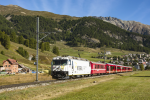 Lokomotiva: Ge 4/4 642 | Vlak: IR 1121 ( Chur - St.Moritz ) | Msto a datum: Samedan 25.09.2021