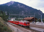 Lokomotiva: Ge 4/4 607 | Vlak: R 170 ( Filisur - Davos-Platz ) | Msto a datum: Filisur 07.08.1994