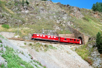 Lokomotiva: Ge 6/6 701 | Vlak: D 535 ( Chur - St.Moritz ) | Msto a datum: St.Moritz 11.09.1994