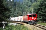 Lokomotiva: Ge 6/6 702 | Vlak: G 5527 ( Landquart - Samedan ) | Msto a datum: Filisur 06.07.1995