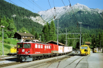 Lokomotiva: Ge 6/6 704 | Vlak: G 5576 | Msto a datum: Bergn/Bravuogn 19.07.2003