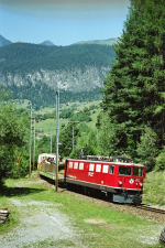 Lokomotiva: Ge 6/6 706 | Vlak: R 3535 ( Filisur - Preda ) | Msto a datum: Filisur 20.07.2003
