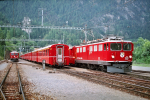 Lokomotiva: Ge 6/6 707 | Vlak: D 570 ( St.Moritz - Chur ) | Msto a datum: Filisur 07.08.1994